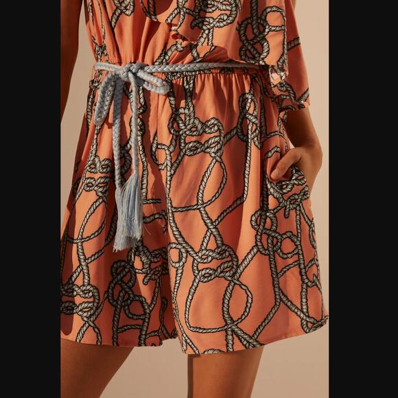 Anthropologie's Corey Lynn Calter Nautical Romper - New - Small - Picture 4 of 6